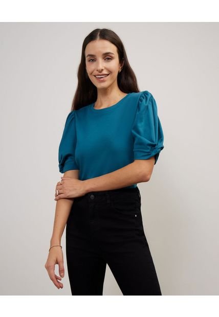 Camiseta Para Mujer Manga Corta Color Verde  Marca Patprimo #30093463