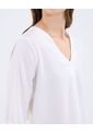 Blusa Para Mujer Manga 3/4 Color Blanco Marca Patprimo #30123571 de Patprimo