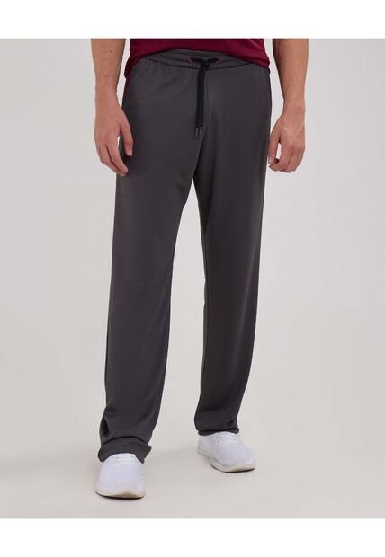 Pantalon Punto Con Cortes En Contraste  Para Hombre Gris Patprimo