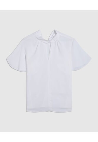 Blusa Para Mujer Manga Corta Color Crudo Marca Patprimo #30123290 Patprimo