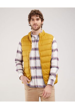 Chaleco Para Hombre  Color Mostaza Marca Patprimo #44250006