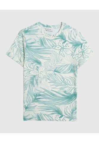 Camiseta Con Estampado   Para Mujer Azul Patprimo Patprimo