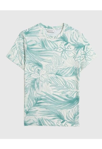 Camiseta Con Estampado   Para Mujer Azul Patprimo
