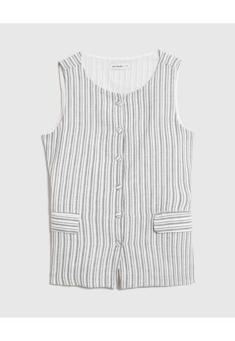 Blusa  Para Mujer Manga Sisa Color Crema Marca Patprimo #30127885 Patprimo