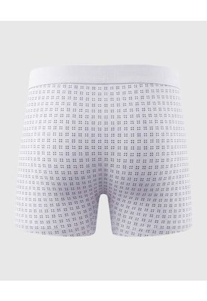 Boxer X1 Para Hombre Fleat Seamer Medio Color Blanco Marca Patprimo #44000522