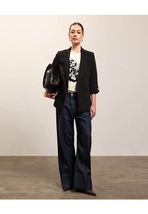 Camiseta  Para Mujer Manga Corta Moda Color Crudo Marca Patprimo #30097862