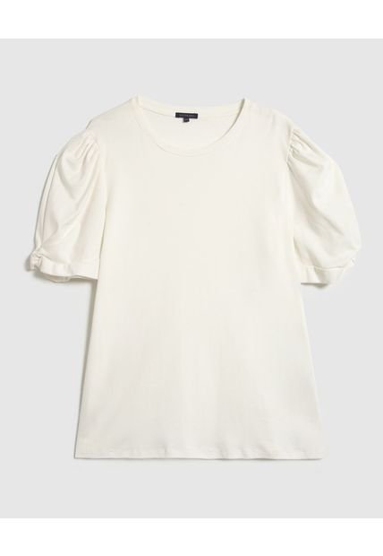 Camiseta Para Mujer Manga Corta Color Crema Marca Patprimo #30093410