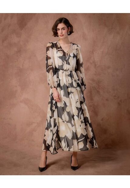 Vestido  Para Mujer M/L Largo Color Negro Marca Patprimo #30171112