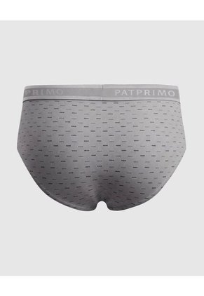 Boxer X1 Para Hombre Brief Color Gris Marca Patprimo #44000515