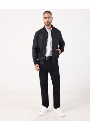 Chaqueta  Para Hombre Bomber Color Negro Marca Patprimo #44080350
