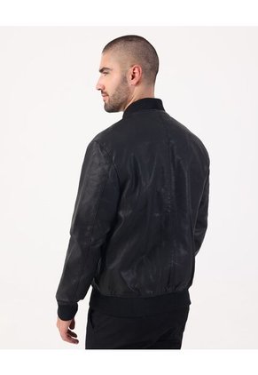 Chaqueta  Para Hombre Bomber Color Negro Marca Patprimo #44080350