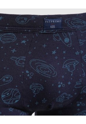 Pantaloncillo Infantil Niño Boxer Filete Medio Color Azul Marca Patprimo #66000116