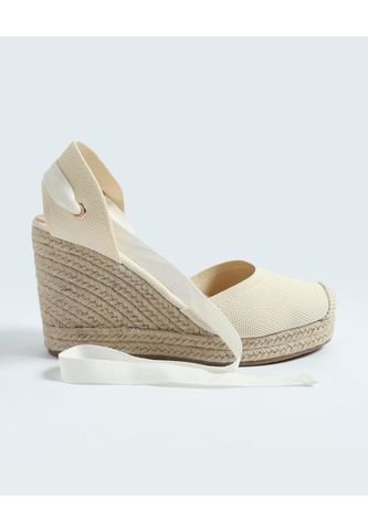 Espadrilles Para Mujer  Color Crudo Marca Patprimo #30700025 Patprimo