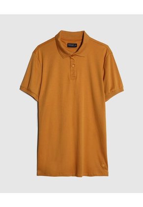 Polo Para Hombre Cuello Tejido Sin Bolsillo Color Naranja Marca Patprimo #44112585