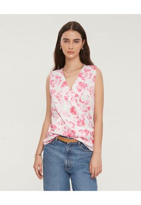 Blusa Para Mujer Manga Sisa Color Rosa Marca Patprimo #30123202