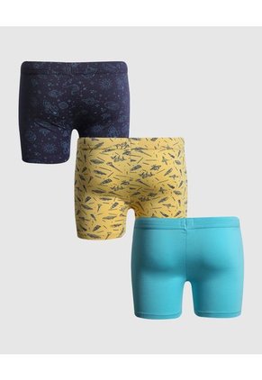 Pantaloncillo Infantil Niño Boxer Filete Medio Color Azul Marca Patprimo #66000116