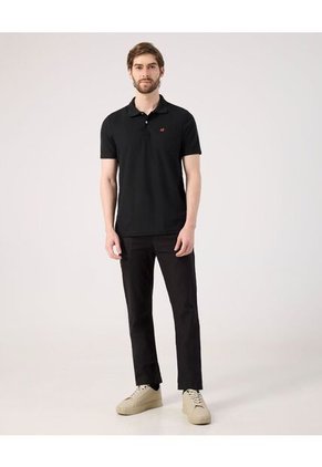Polo Básica  Para Hombre Negro Patprimo