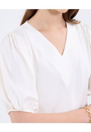 Blusa Para Mujer Manga Corta Color Blanco Marca Patprimo #30123564