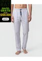 Pijama De Camisa Con Botones   Para Hombre Azul Patprimo de Patprimo