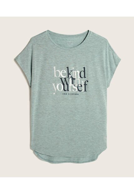 Camiseta Para Mujer Manga Corta Color Azul Claro Marca Patprimo #30093109