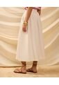 Falda  Para Mujer Largo Color Blanco Marca Patprimo #30148215 de Patprimo