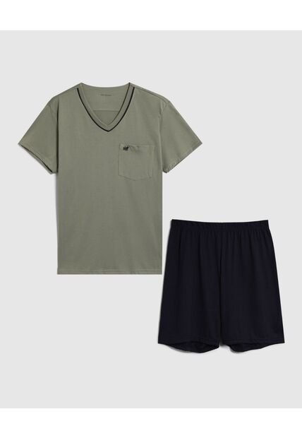 Conjunto De Pijama Unicolor   Para Hombre Surtido Patprimo