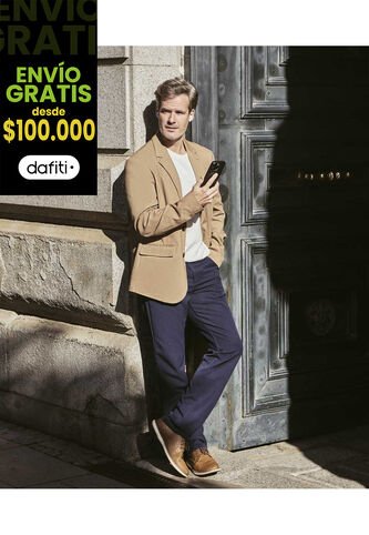 Pantalon Formal Monserrat  Para Hombre Azul Patprimo Patprimo
