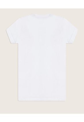 Camiseta Interior Niño Kids Cuello V Unicolor  Infantil Niño Blanco Patprimo