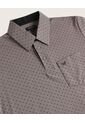 Polo Estampada Cuello Duro , Con Bolsillo  Para Hombre Gris Patprimo de Patprimo
