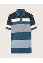 Polo Cuello Duro Con Bolsillo, Pique Preteñido Y Silueta Regular Fit Azul  Para Hombre Azul Patprimo de Patprimo