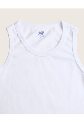 Camiseta Interior Esqueleto  Infantil Niño Blanco Patprimo