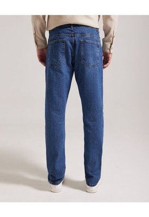 Jean Regular Tono Azul Oscuro  Para Hombre Azul Patprimo
