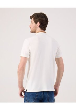 Polo Para Hombre Cuello Mao Sin Bolsillo Color Crema Marca Patprimo #44112738