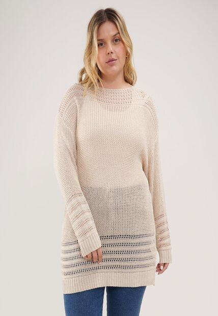 Saco Para Mujer Cuello Redondo Color Beige Marca Patprimo #14330219