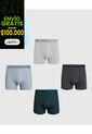 Pack X5 Bóxer Ajustado Con Elástico  X5 Para Hombre Surtido Patprimo de Patprimo