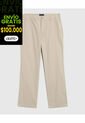 Pantalón Chino De Corte Recto   Para Hombre Beige Patprimo de Patprimo