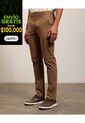 Pantalón Clásico  De Corte Recto  Para Hombre Café Patprimo de Patprimo