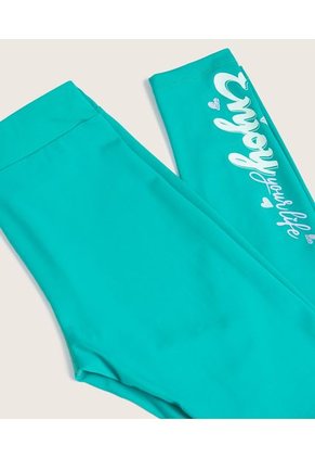 Leggins Para Niña Largo Color Verde  Marca Patprimo #86230071