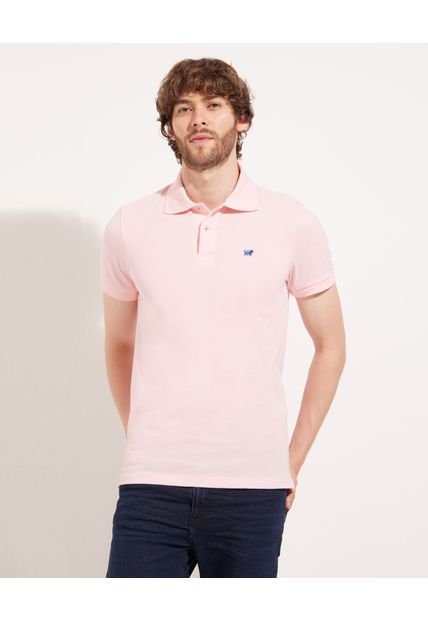 Polo Para Hombre Cuello Tejido Sin Bolsillo Color Rosado Marca Patprimo #44112316