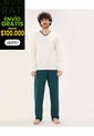 Conjunto De Pijama Manga Larga  Para Hombre Verde Patprimo de Patprimo