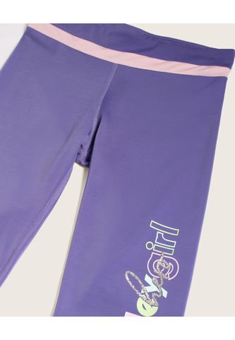 Leggins Para Niña Corto Color Morado Marca Patprimo #86230069 Patprimo
