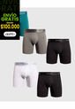 Pack X5 Bóxers Medios Unicolor  X5 Para Hombre Surtido Patprimo de Patprimo