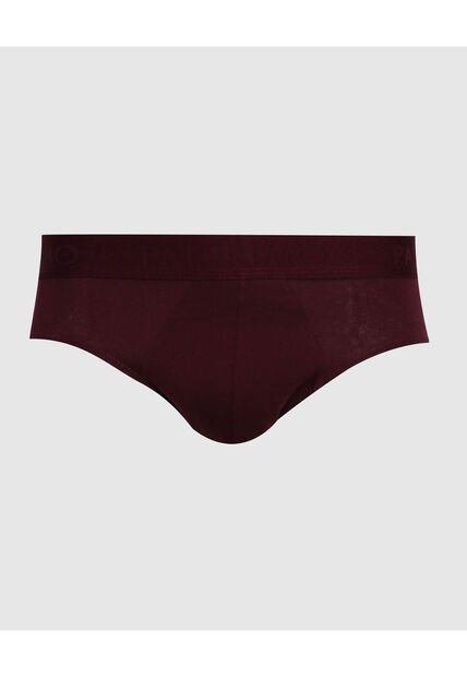 Pantalóncillo X1 Para Hombre Brief Color Vino Marca Patprimo #44000457