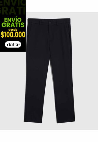 Pantalón Chino Regular Fit   Para Hombre Negro Patprimo Patprimo