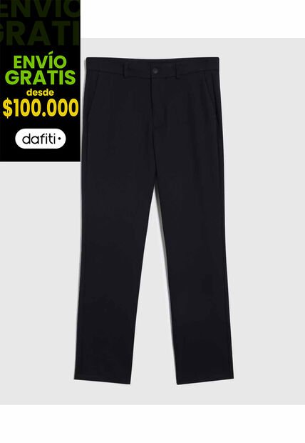 Pantalón Chino Regular Fit   Para Hombre Negro Patprimo