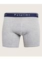 Boxer X3 Para Hombre Fleat Seamer Medio Color Azul Marca Patprimo #44000374 de Patprimo