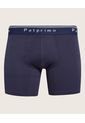 Boxer X3 Para Hombre Fleat Seamer Medio Color Azul Marca Patprimo #44000374 de Patprimo