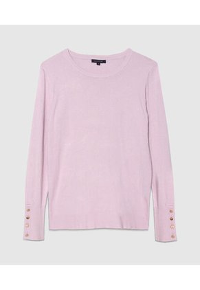 Saco Para Mujer Cuello Redondo Color Morado Marca Patprimo #30330551