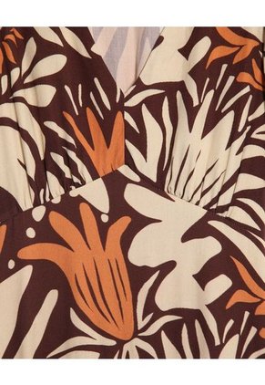 Vestido Para Mujer M/C Largo Color Café Marca Patprimo #30171017