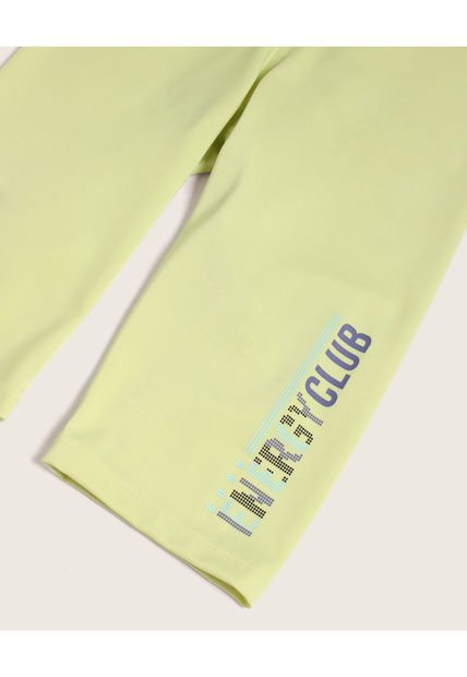 Leggins Para Niña Corto Color Verde  Marca Patprimo #86230069